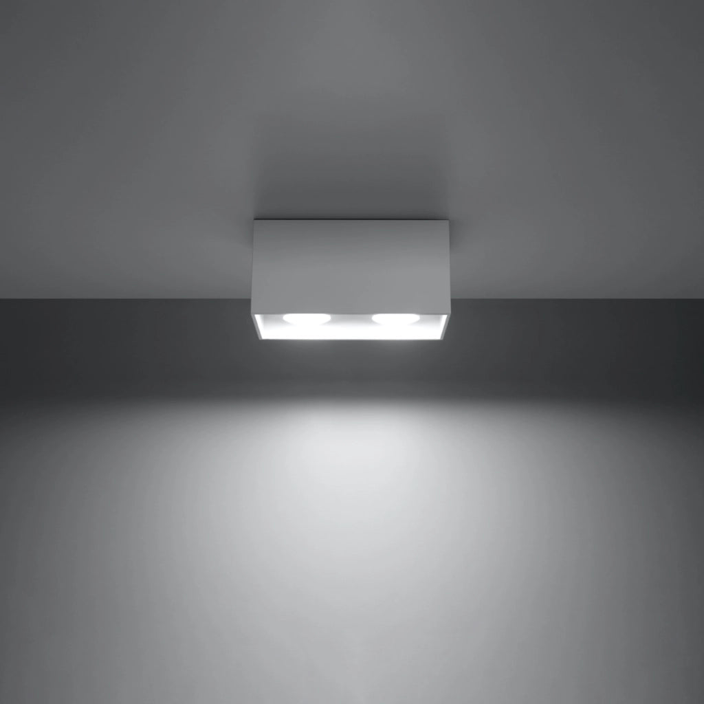 Lampada da soffitto QUAD bianco