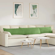 Cuscini da Divano 2 pz-Set di 2 Cuscini per Sofa Verde chiaro 200 x 40 cm