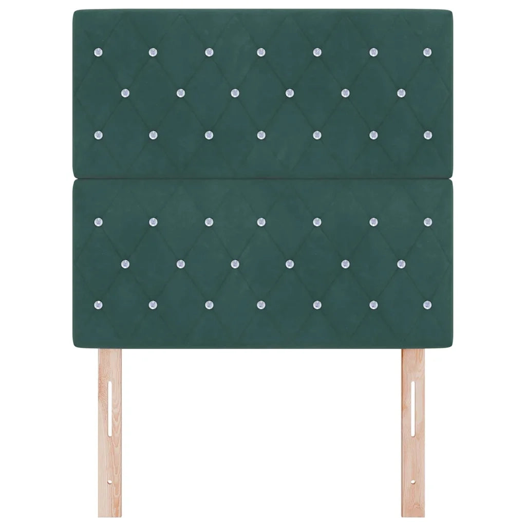 Testiera | Testata Grigio Verde Chiaro 100 cm Velluto