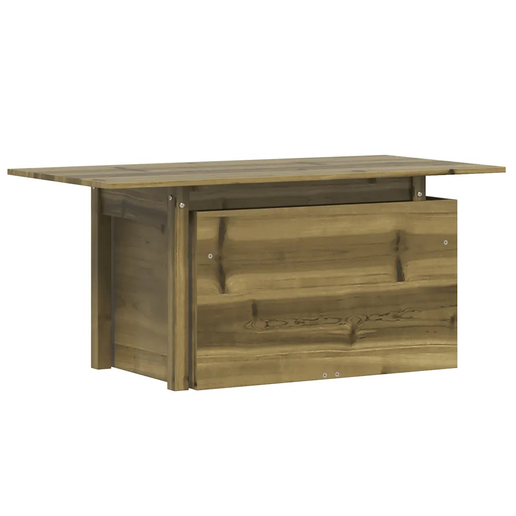 Tavolo da Giardino 100x50x75 cm in Legno Impregnato di Pino 844912