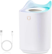 Umidoatore d'aria 3 litri 36 dB Silenzioso Top Fill USB-Umidoatore d'aria con Modalità Spray Doppia e Lampada LED fino a 24 ore per Camera da Letto, Camera dei Bambini e Piante