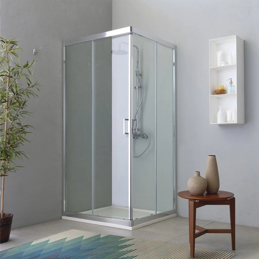 Box doccia moderno 70x120 con profilo piatto