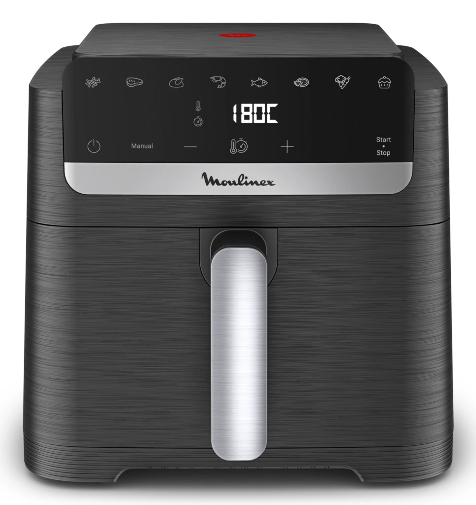 Moulinex easy fry mega compact , friggitrice ad aria xl capacità 7.5l, design compatto, ez8618