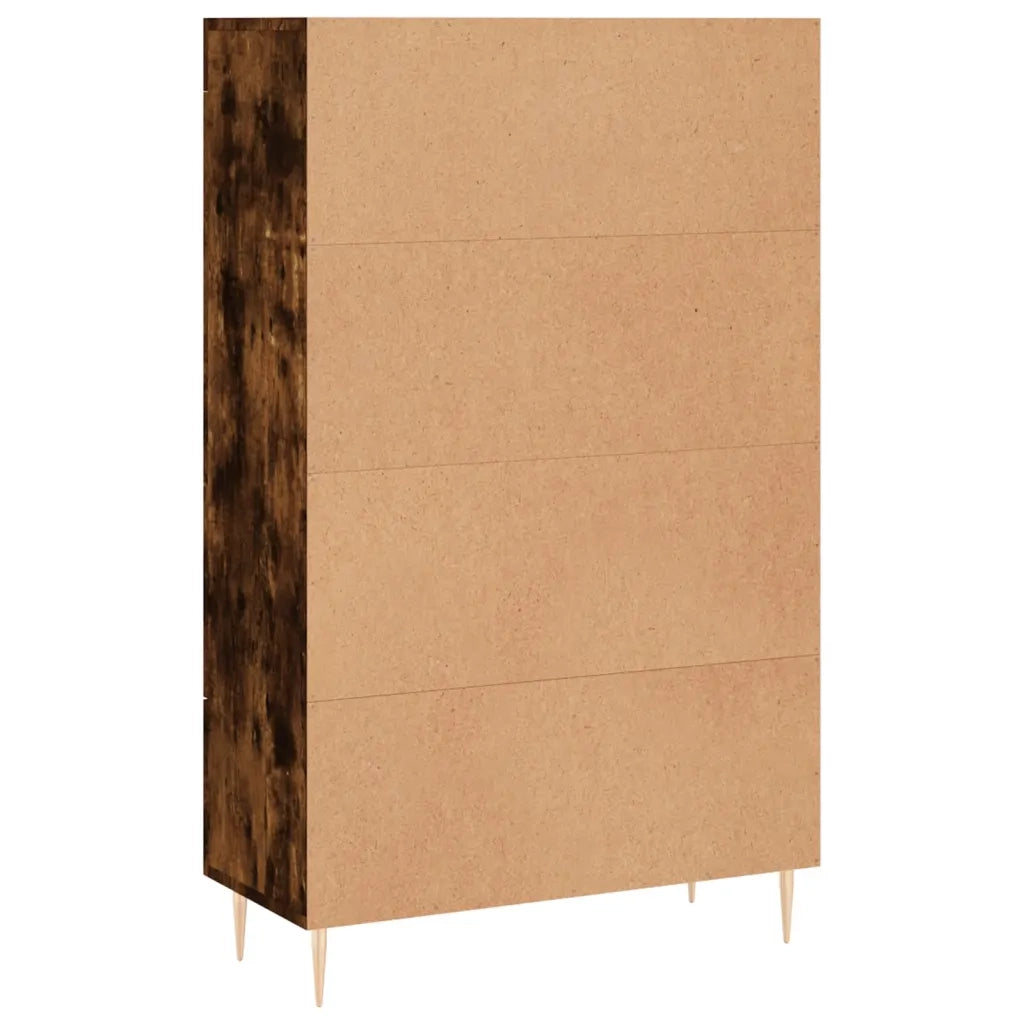 Credenza-Buffet-Armadio da cucina Rovere Fumo 69,5x31x115 cm in Legno Multistrato 682691