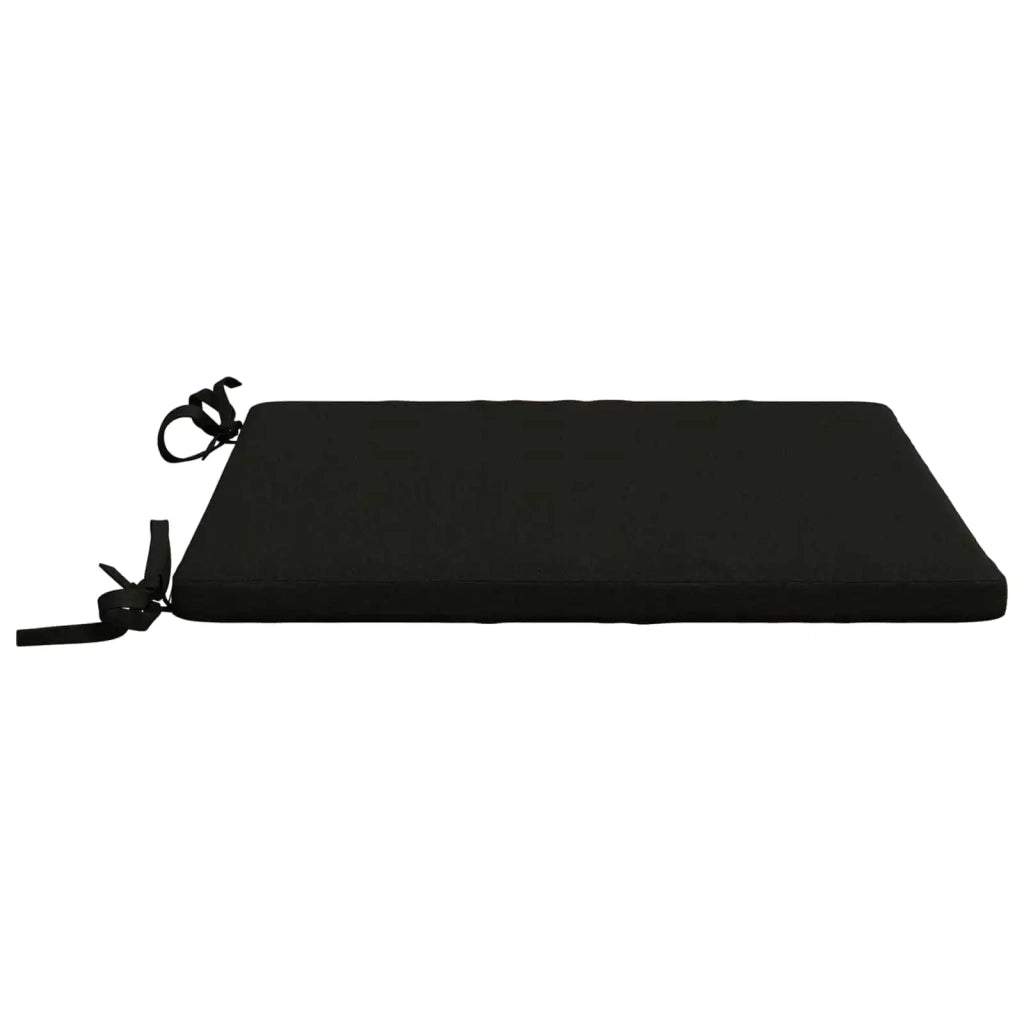 Cuscini per Sedia in 4 Pezzi SOEST 4 pz 100% Poliestere Nero 944418