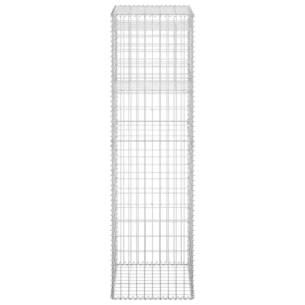 Cesti a Gabbione a Torre 2 pz 50x50x180 cm in Ferro 151273