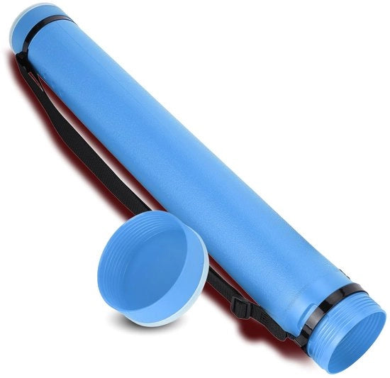 Carrello trasportabile in PE - idraulico - estensibile da 63 cm a 108 cm
