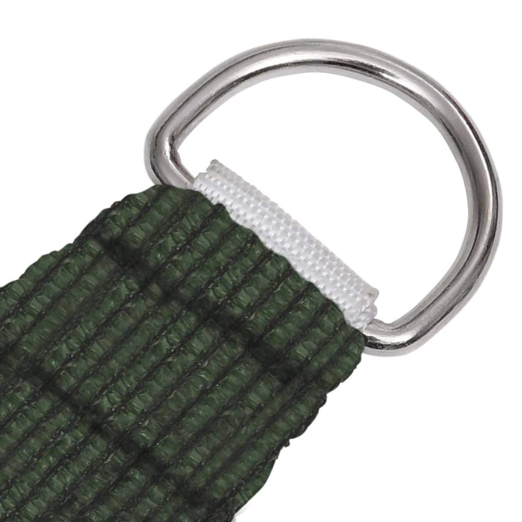 Vela ombreggiante/ombrellone 160 g/m² 4,5 x 4,5 x 4,5 m HDPE verde scuro 02_0009430