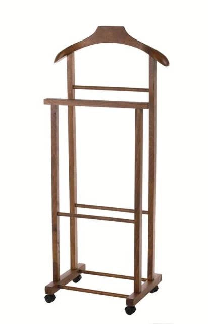MAURY'S DOPPIO INDOSSATORE DA CAMERA COLORE NOCE LEGNO DI FAGGIO 43 X 33 X H105 CM