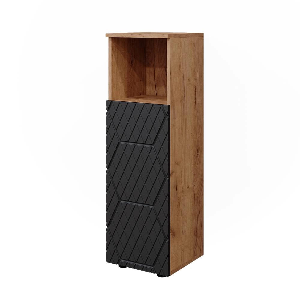 Vicco Mobile midi Antracite con struttura a nido d'ape 30 x 95 cm