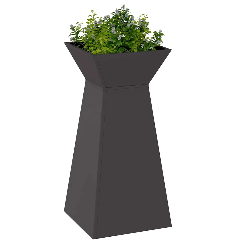 Vaso a Pilastro Nero 35 x 35 x 73 cm 873838