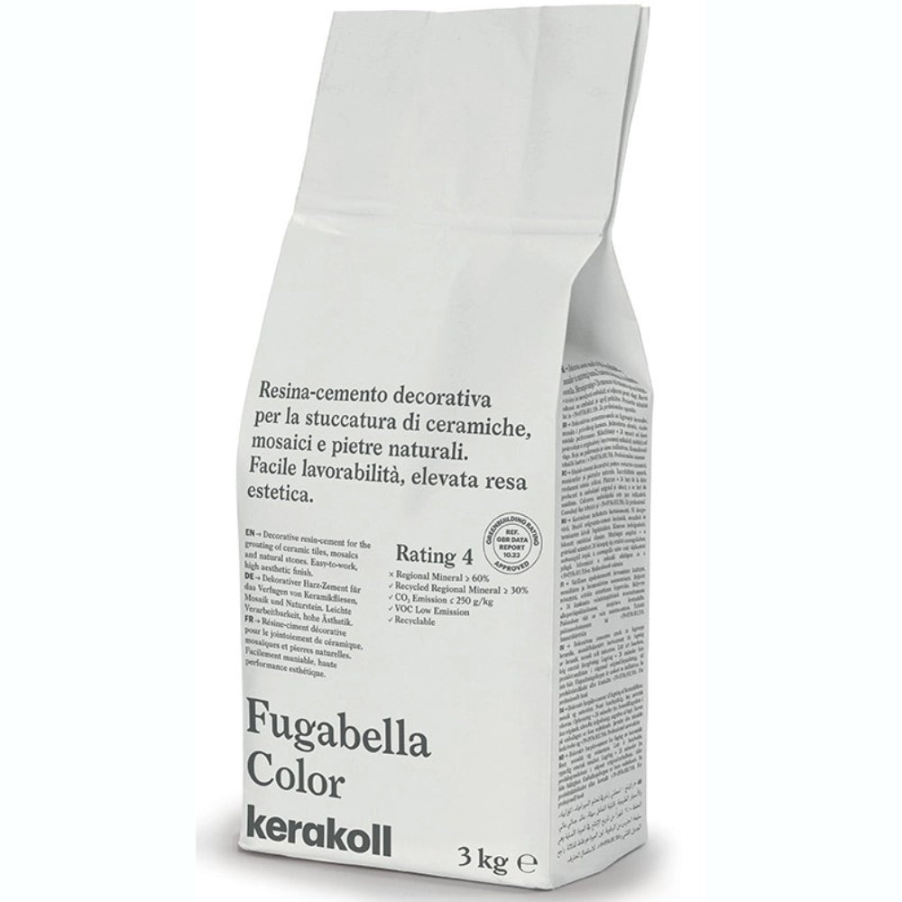 Stucco ibrido decorativo fugabella ceramiche e mosaici 3 kg *** colore- kk 64, confezione 1