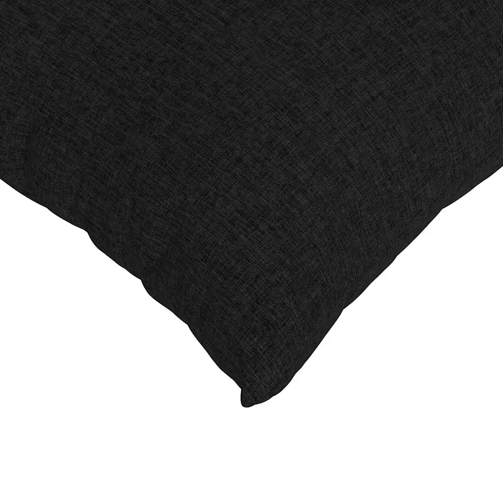 Cuscini da Divano 2 pz-Set di 2 Cuscini per Sofa Nero 80 x 40 cm Tessuto 806278
