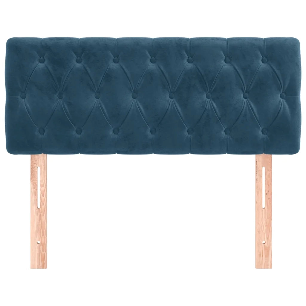 Testiera | Testata Blu scuro 90x7x78/88 cm in Tessuto