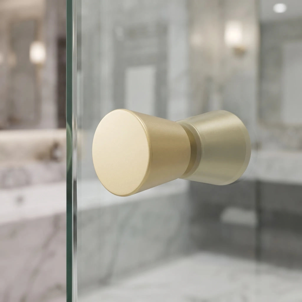 Maniglia Per Porta Doccia Rea 03 Brushed Gold