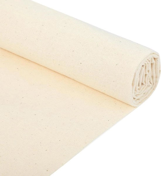 Tessuto di cotone mousseline premium 160 x 50 cm - morbido e ornato - stoffa di cotone - lavorazione e ricamo - fai da te - 100% materiali naturali