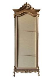 Specchio da terra classico barocco legno grezzo 80x9x215 - Mobili 2G
