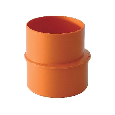 AUMENTO IN PVC ARANCIO- Diam. 80F x 100M- senza- pezzi 1