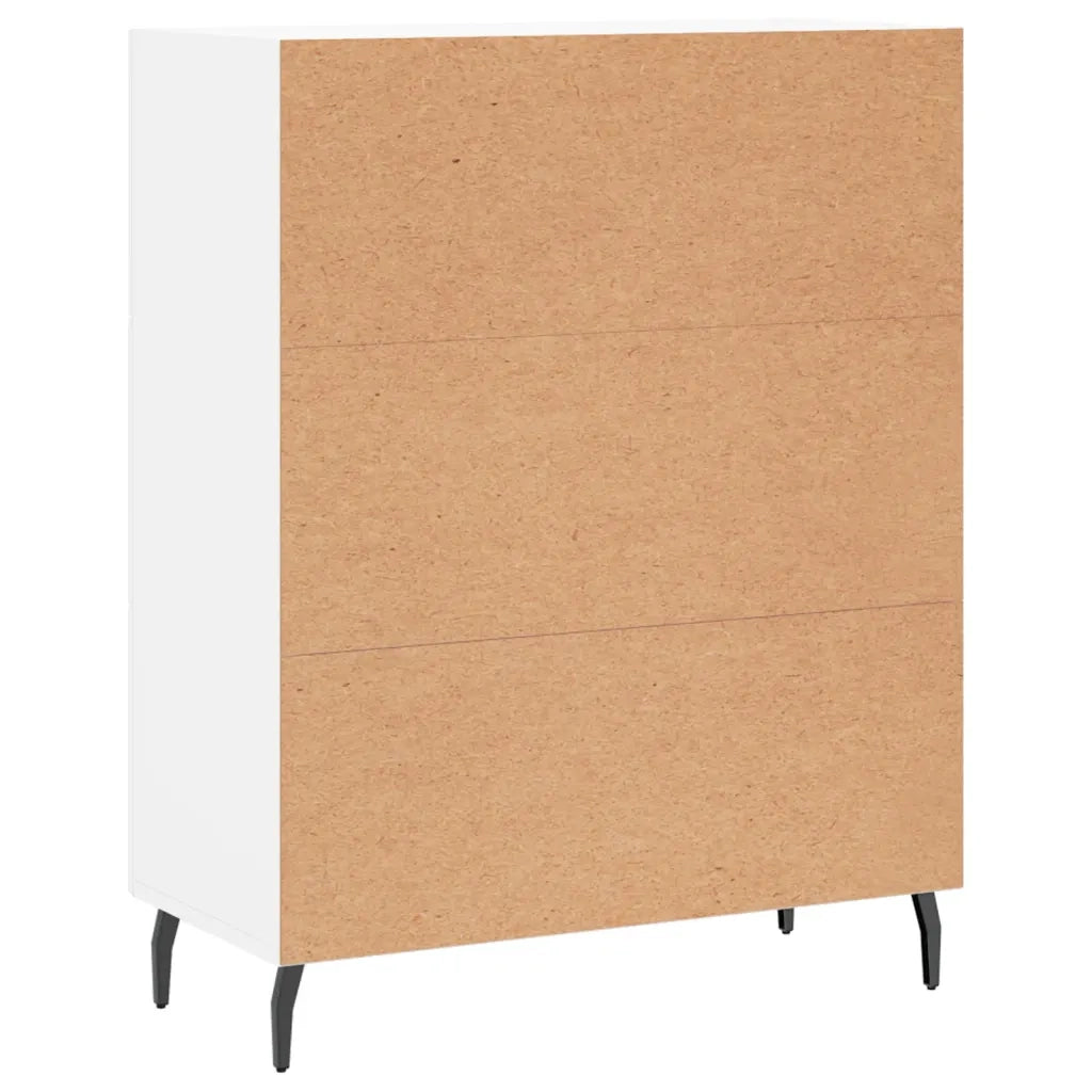 Credenza | Madia | Buffet da pranzo | Armadio da pranzo Bianca 69,5x34x90 cm in Legno Multistrato
