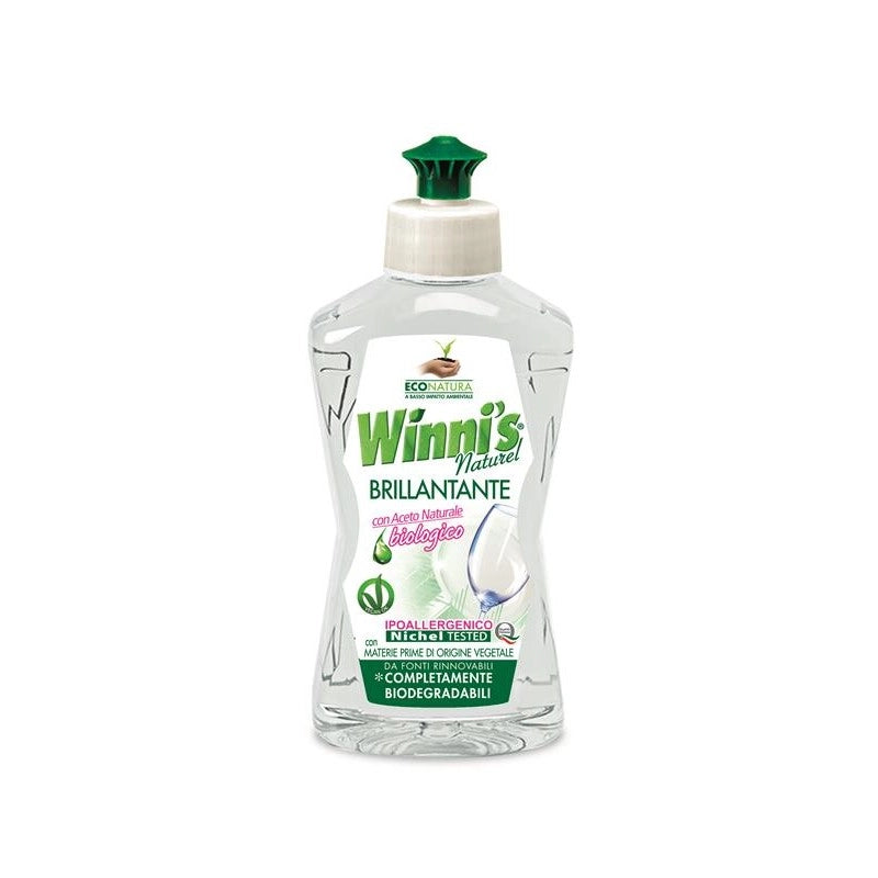 SET 8 WINNI'S NATUREL BRILLANTANTE LAVASTOVIGLIE CON ACETO NATURALE