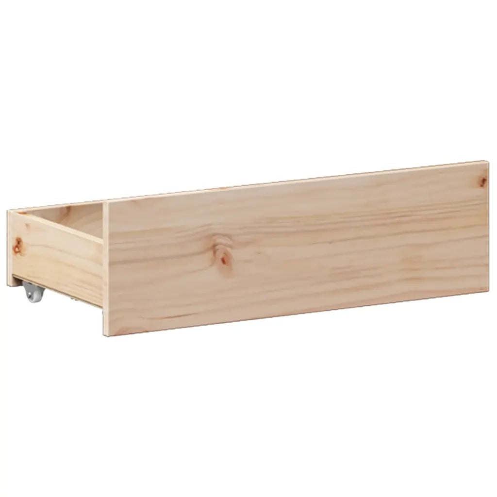 Giroletto senza Materasso con Testata-Struttura Letto 150x200 cm Massello Pino