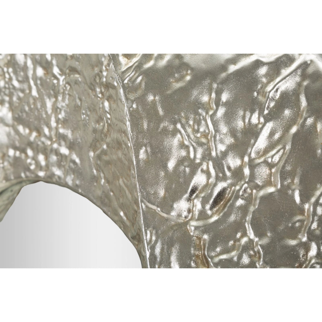 Specchio con Cornice VKH778, Argento, Metallo, 87,5x6,5x128 cm