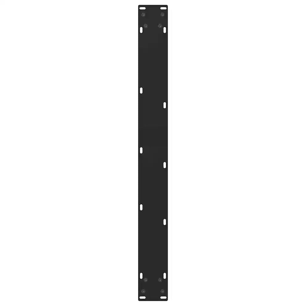 Gambe per tavolo da pranzo nere 2 pz | Piede del tavolo 80x(72-73) cm in acciaio