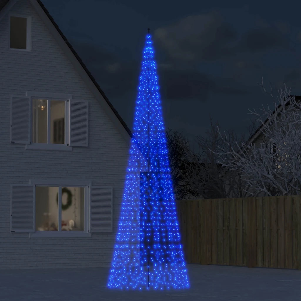 Albero di Natale a LED 1534 LED Blu 500 cm 358119