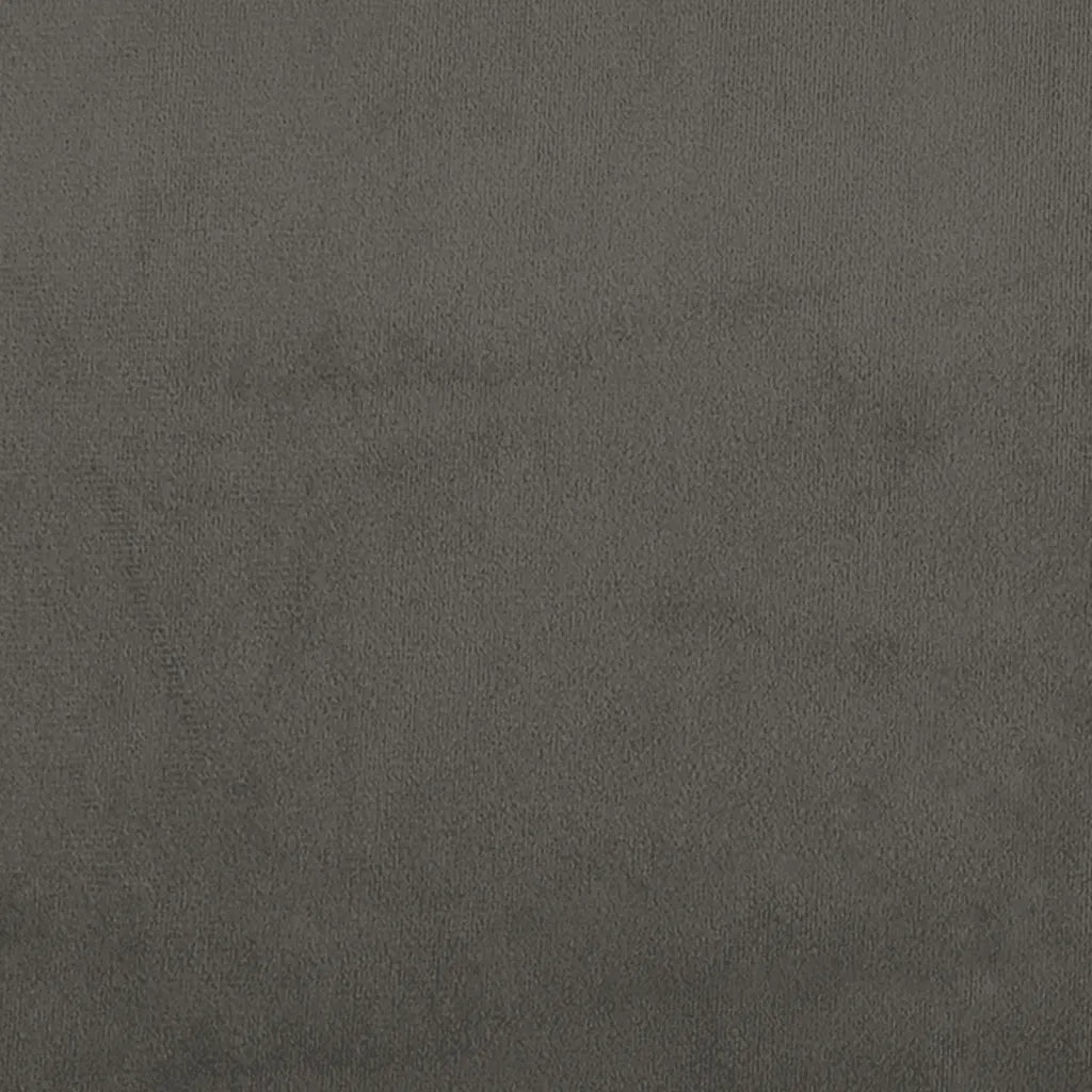 Testiera ad Orecchio Grigio Scuro 103x23x78/88 cm in Velluto 3117621