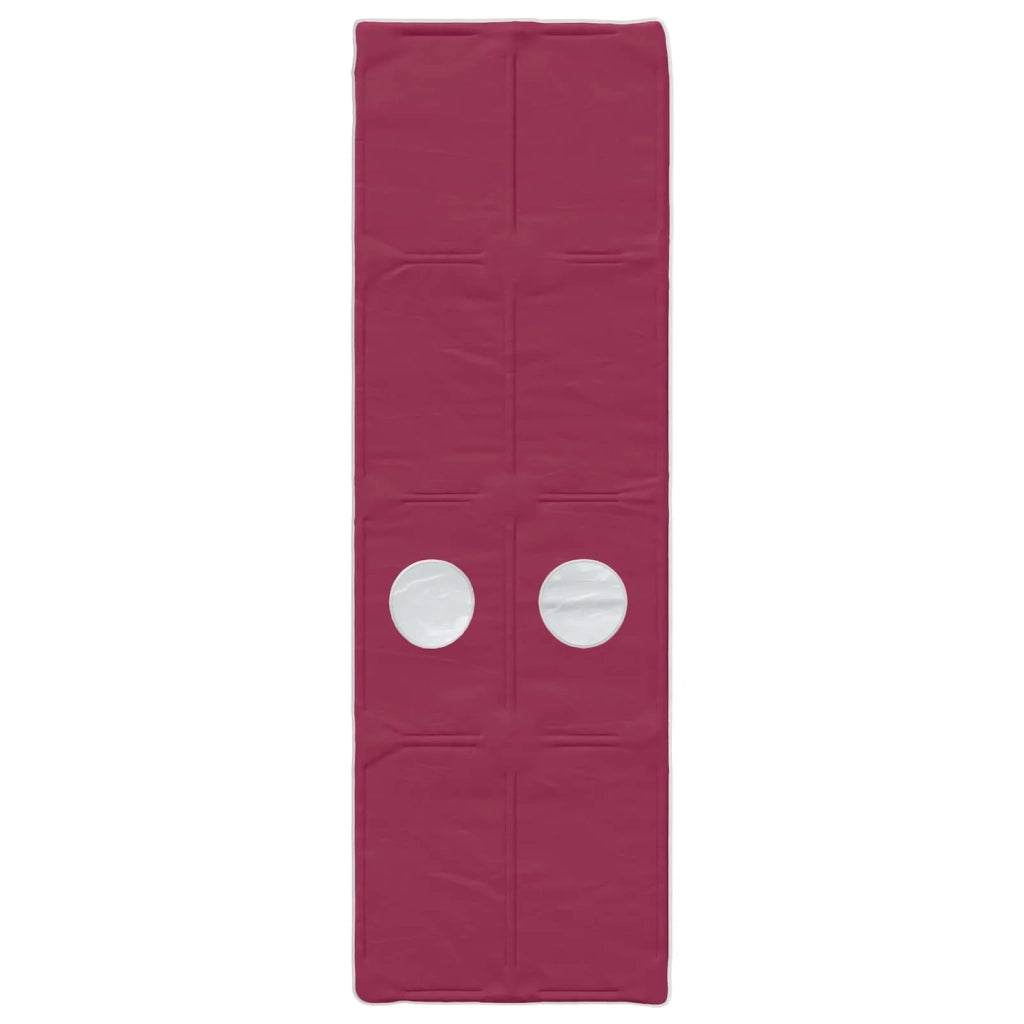 Letto con Tunnel 3 pz Sonoma e Rosso Legno ingegnerizzato 3423579