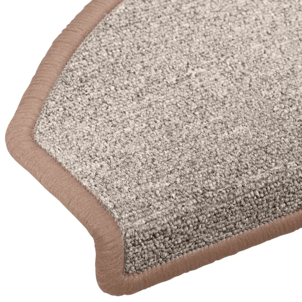 Tappetini per scale autoadesivi 15 pcs Marrone Chiaro 42038637