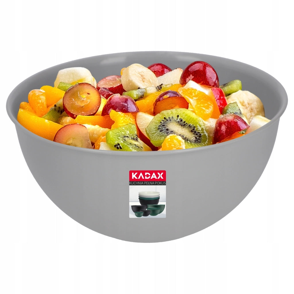 Ciotola da cucina in plastica KADAX 0,5 l, ciotola per macedonia piccola universale 13 cm