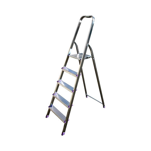 SCALA DOMESTICA IN ALLUMINIO TETI- 4 gradini - H. al piano 0,88 m- GRYN- pezzi 1