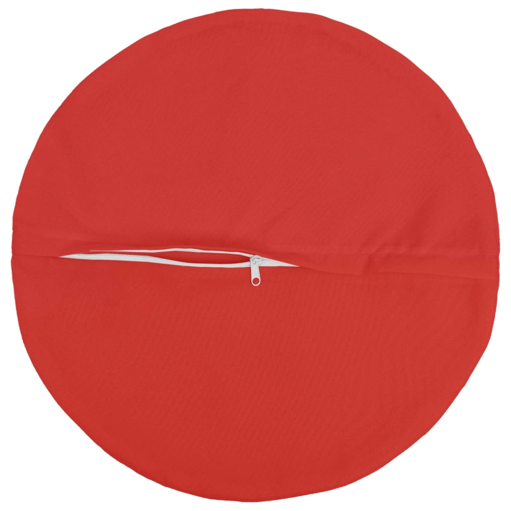 Federa 2 pcs HEERLEN Rosso Ø 30 cm Poliestere 922041