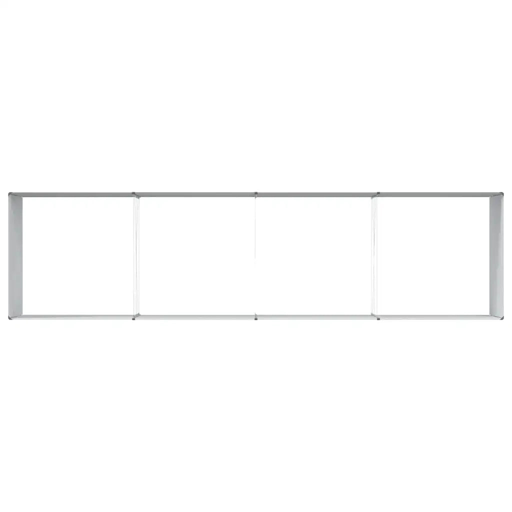 Letto rialzato da giardino 390 x 100 x 68 cm Acciaio zincato 42017369
