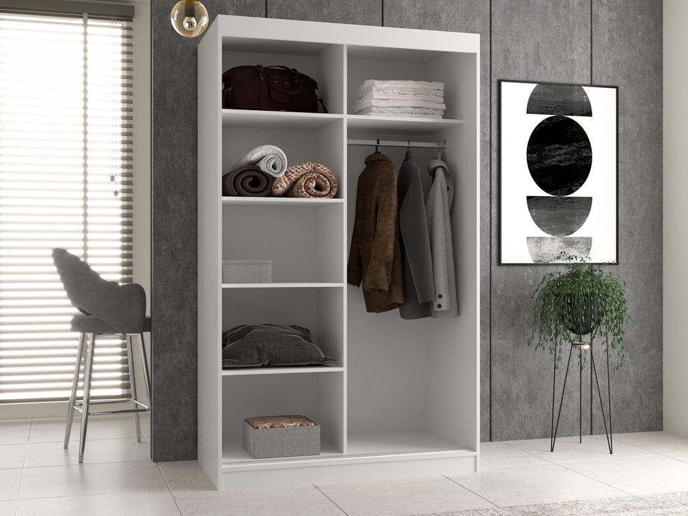 Armadio IGA 120 A/C antracite artisan guardaroba