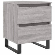 Comodino | Armadio da Notte | Mobiletto da notte Grigio Sonoma 40x35x50 cm in Legno Multistrato