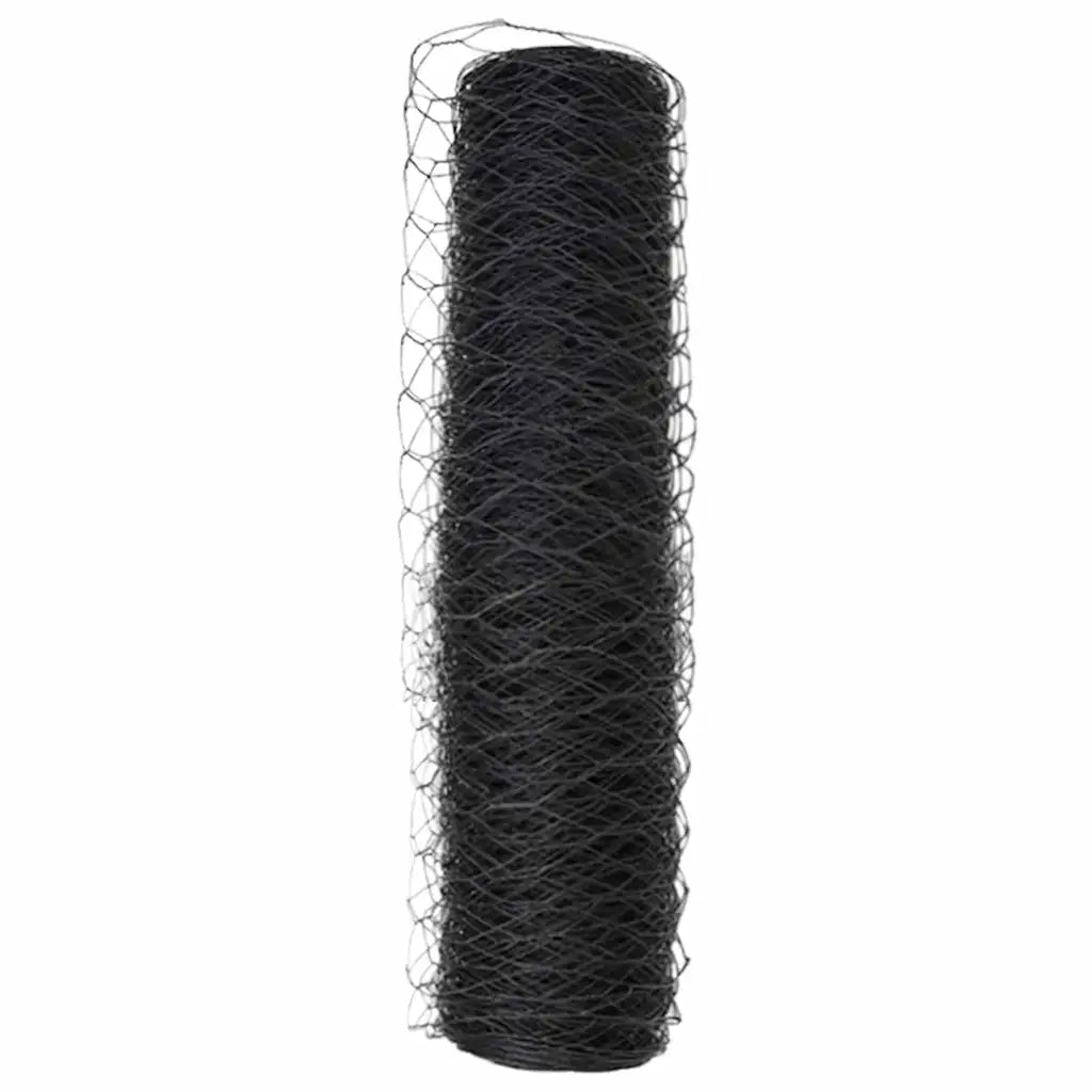 Recinzione Esagonale Grigio 0,6 x 50 m PVC 42005563