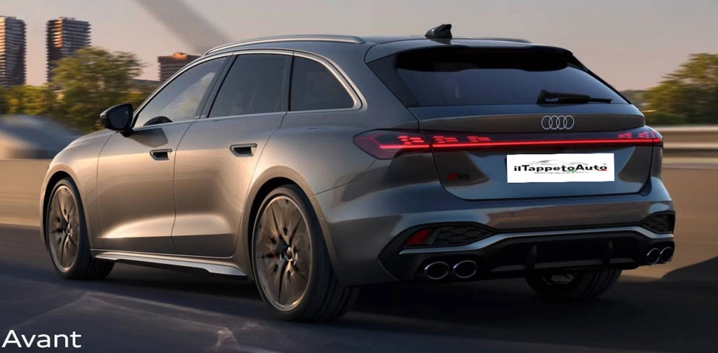 RIGUM906615 Tappeti per Auto Gomma Audi A5 (FU) B10 Berlina E Avant dal 2025-,MHEV e PHEV, A6 (C9) (FU) MHEV dal 2024-