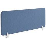 Pannello Divisorio Blu Fonoassorbente 160 x 40 cm in Plastica PET per Scrivania