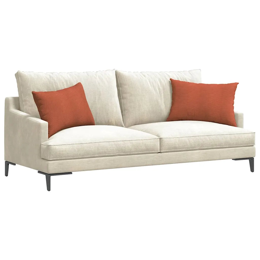 Cuscini da Divano 2 pcs Rosso Arancio 60 x 40 cm 42013695