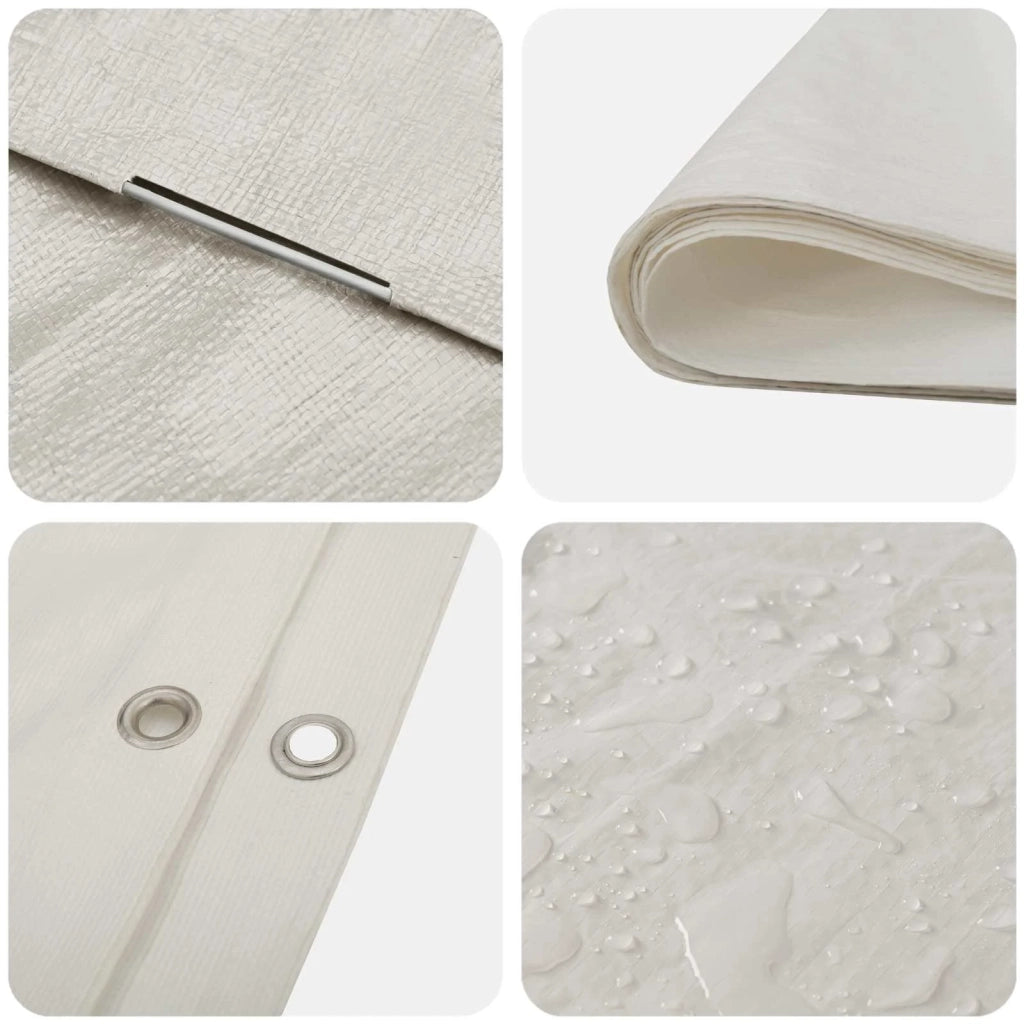 Telo con Occhielli Bianco 4 x 4 m 90 gsm PE 42039388