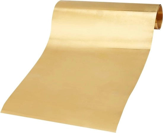 Foglio di lamina metallica di rame larga 200mm, spessore 0,1mm, per saldatura e laminazione, prodotto in ottone.