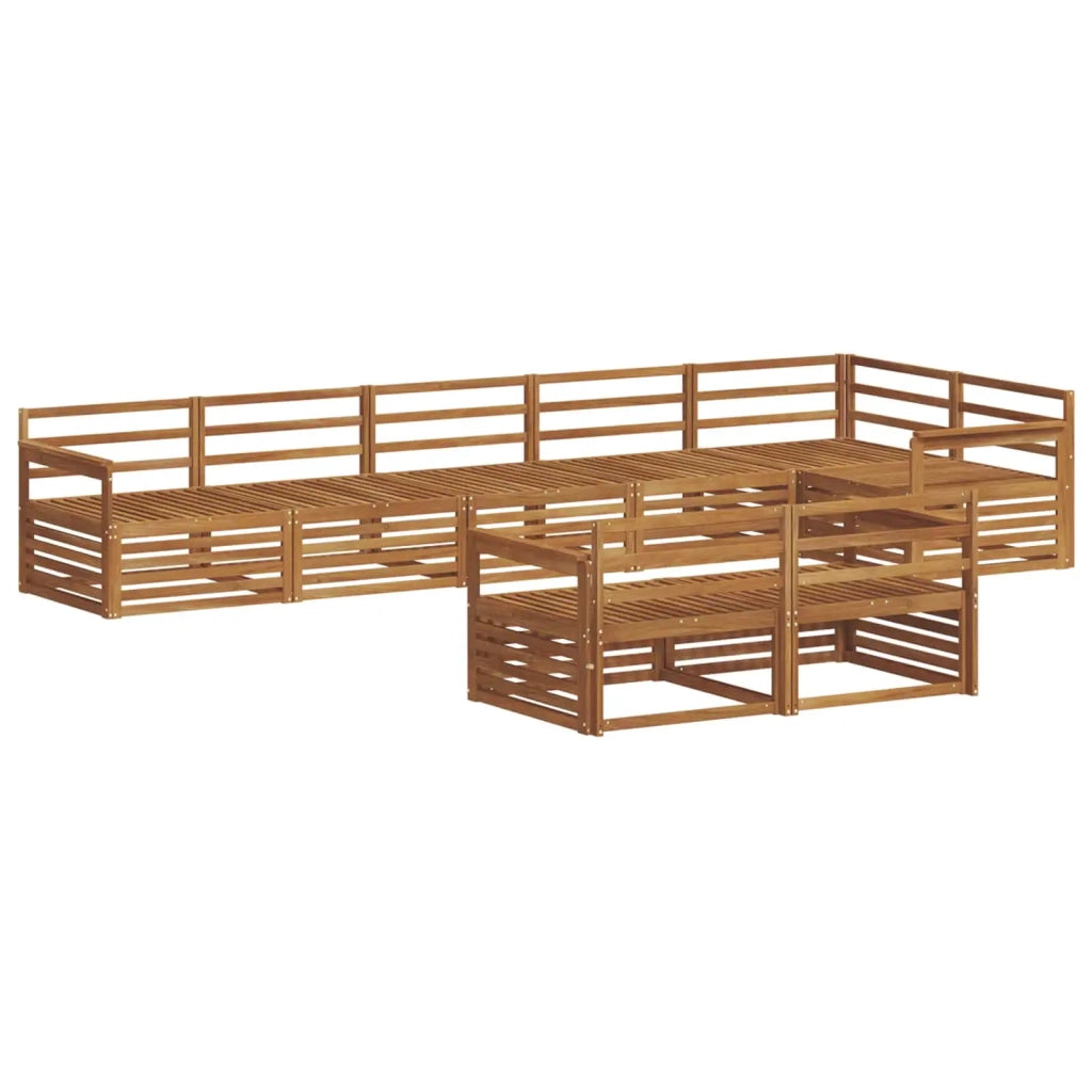 Set di divani da esterno 8 pcs Naturale 3373644
