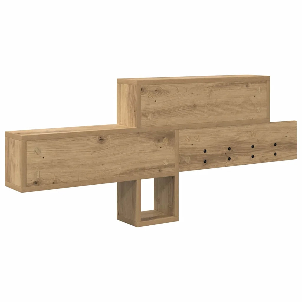 Appendiabiti a muro Rovere artigianale 100 x 12 x 43,5 cm 874418