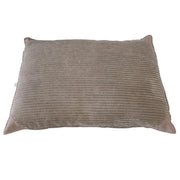 Cuscino sfoderabile per cani elegance velluto nocciola 110 cm