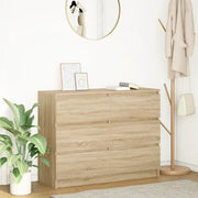 Credenza-Buffet-Armadio da cucina Rovere Sonoma 100x35x76 cm in Legno Multistrato 826499