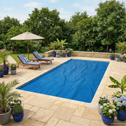 Copertura per piscina extra pesante Nero e Blu 800 x 500 cm PE 42034624