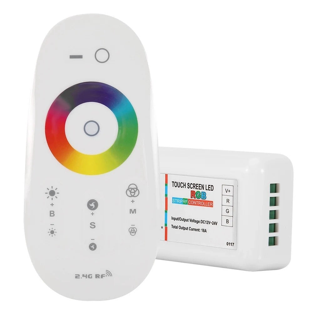 Trade Shop - Telecomando 2.4g Touch Screen Controller Illuminazione Striscia Led Rgb Ap1201 -