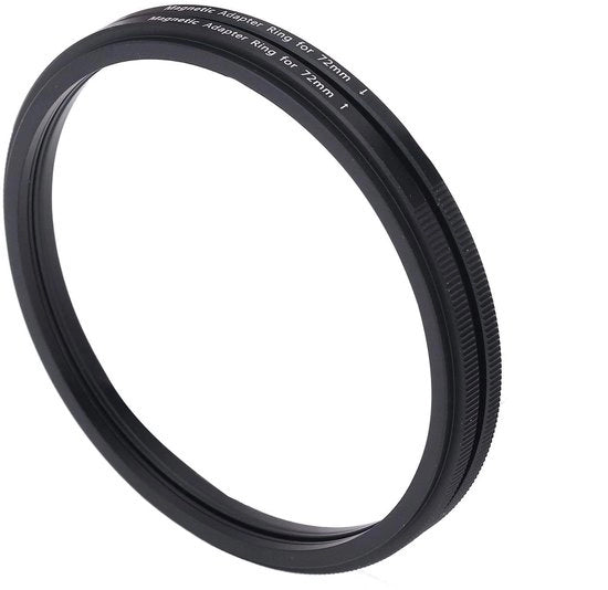 Adattatore per filtro a lente in alluminio leggero - 72 mm - Adatto per filtro magnetico - Facile da installare - Adatta filtri a filamento a filtri magnetici